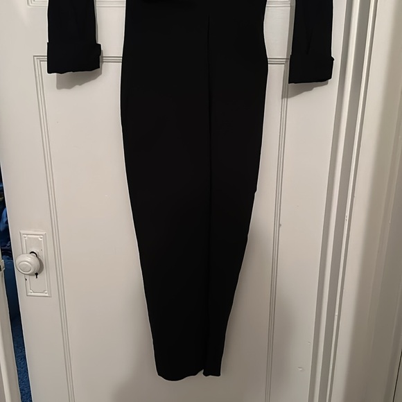 Zara Black Slim Pencil Skirt Maxi Shirt Dress Button Down NWT XS - Picture 8 of 11